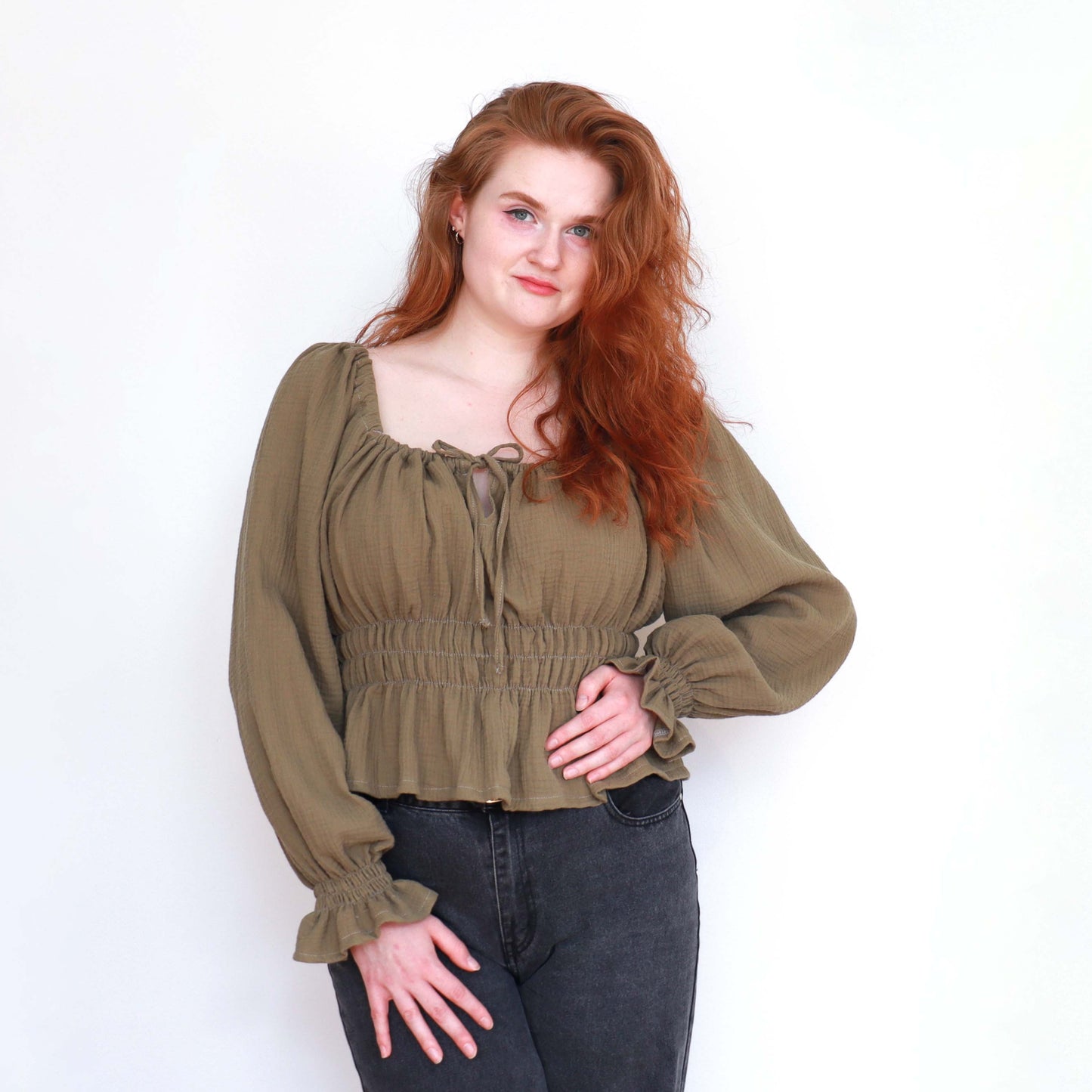 MELISSA Blus - Kort och Lång ärm - Symönster