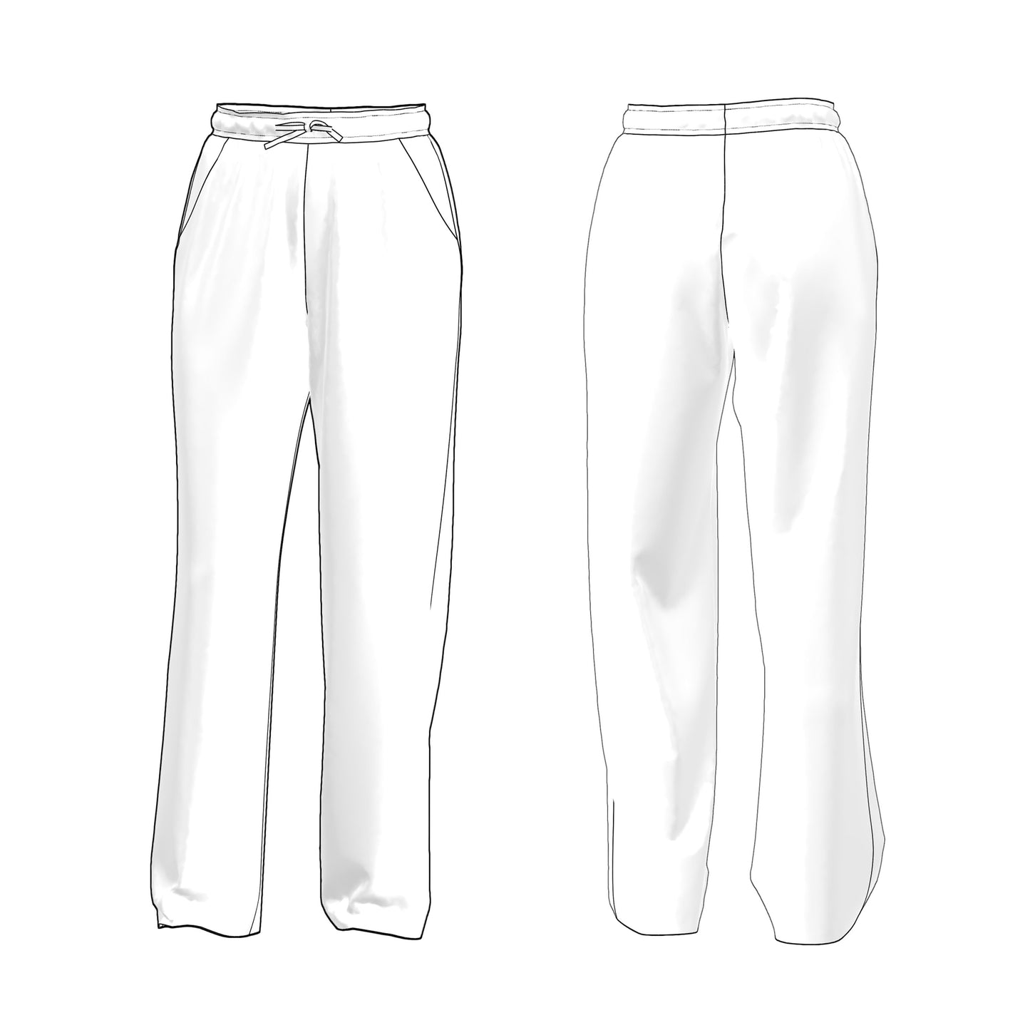 LOLA Byxor med resår - symönster