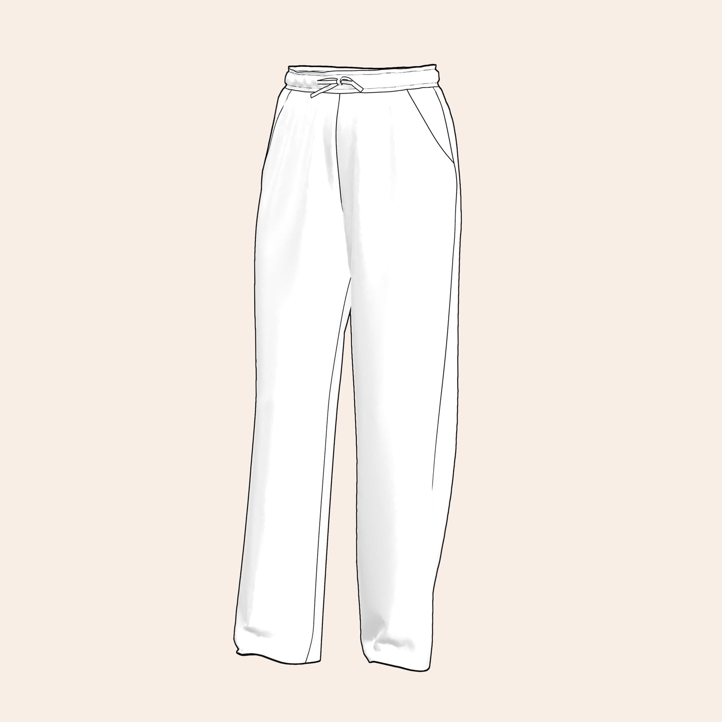 LOLA Byxor med resår - symönster