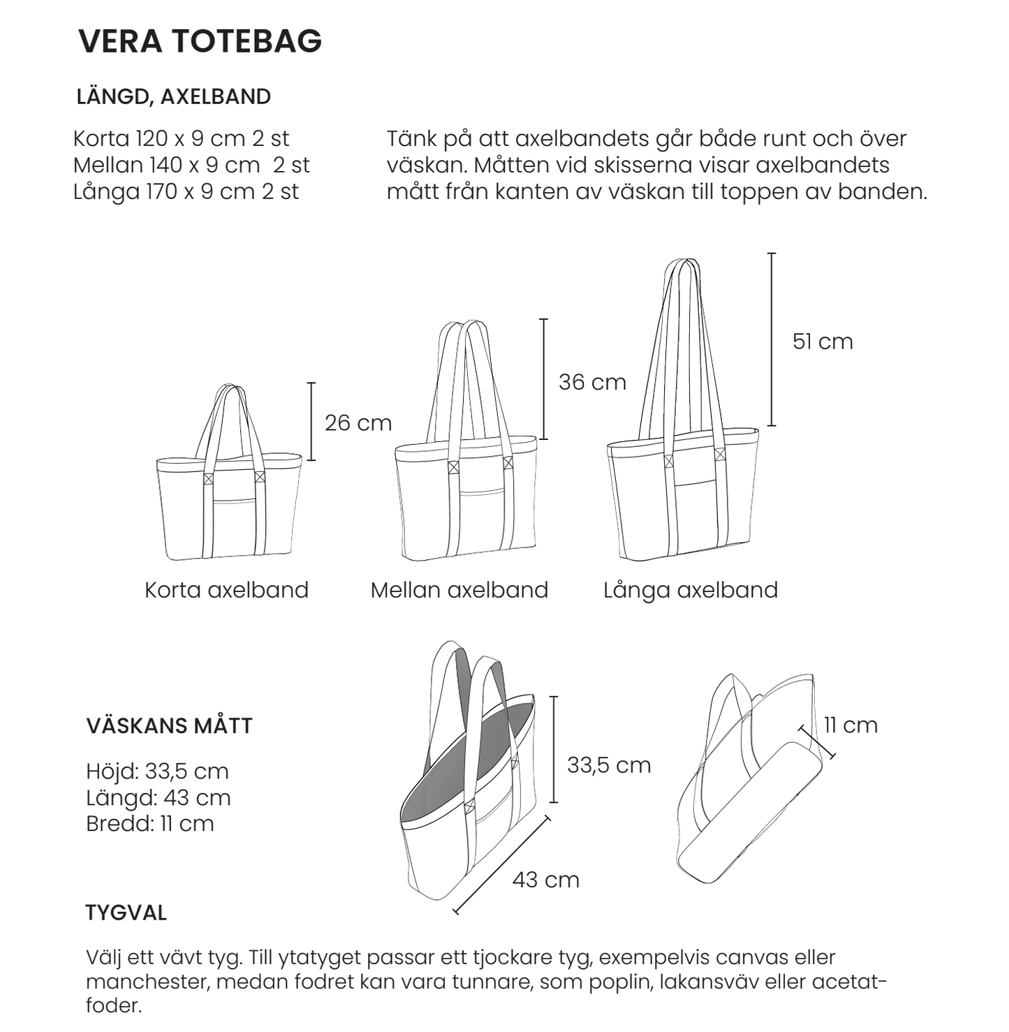 VERA Totebag - symönster